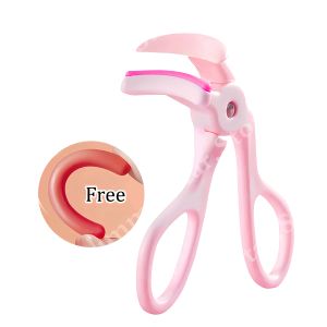 New 3D eyelashes curler Wide Angle Natural Curling Eyelash Curler Portable Easy to Use Travel Eyelash Curler Curved Eyelash Curlers for Any Eye Shapes Borderless Design Fits Long-Lasting Curl Beauty Makeup Tool