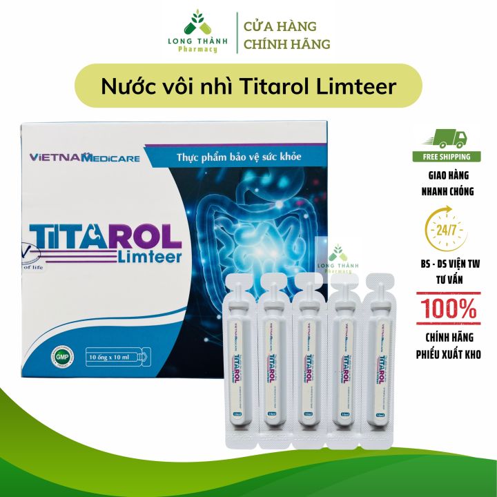 Thực phẩm bảo vệ sức khỏe nước vôi nhì Titarol limteer - giảm rối loạn ...