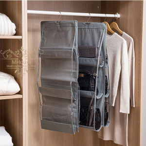 Túi Treo Tường Đa Năng Giá Treo Túi Xách 6 Ngăn Size 90x35 Cm