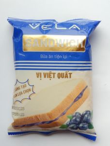 Bánh mì tươi Sandwich nhân ngọt vị sữa chua và việt quất