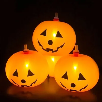 5pcs Halloween Pumpkin Lantern Balloon Bar KTV Classroom Halloween Decoration Supplies