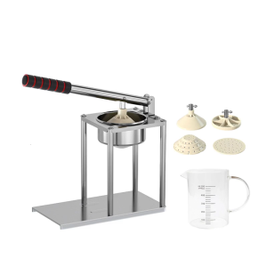 Premium Manual Press With 500ml Measuring Cup And Flat Strainer Multipurpose Squeezer with Strainer