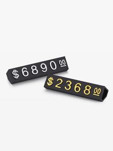 Wholesale Foreign Digital Price Display Tags Dollar Price Labels Product Price Tags Watch Jewelry Price Tags