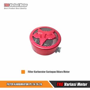 Filter Karburator Saringan Udara Motor Model Serigala TRG PE 24 26 28