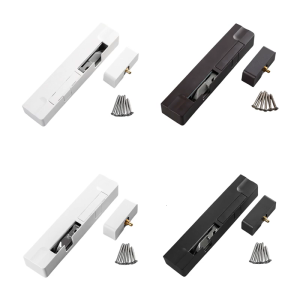 Portable Adjustable Speed Aluminum Plastic Pneumatics Door Closers with Snap Plate Home Accessory for Smooth Operations