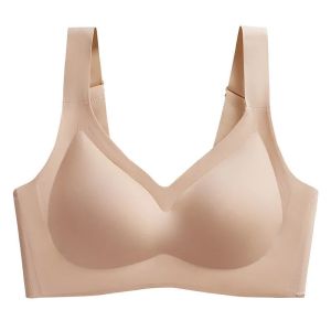 INTIMA Bra lancar untuk wanita tali lebar Vest-gaya Wire pakaian percuma kecergasan Tops Bras Push Up Lingerie antibakteria Latex pad sukan tidur Yoga Bralette Plus saiz S hingga XXL