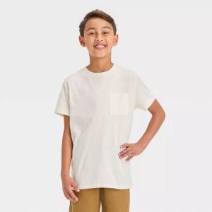 CAT & JACK Beige Kids T-Shirt (Medium) - Kids Fashion
