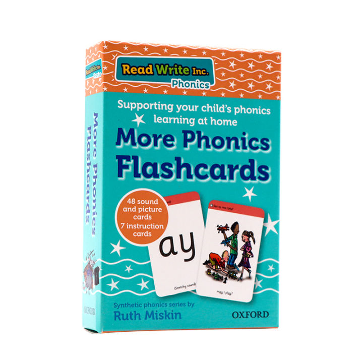 English original read write Inc. PHONICS: home more phonics flashcards