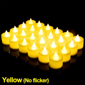 LED Candle Battery Powered Flameless Tea Candle Fake Candle Lamp Wedding Birthday Party Anniversary Home Decoration Lamp