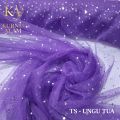 Kain Tile Tulle Gliter Sprinkle METERAN (100cm) Bahan Dress Premium Mewah dan Murah Tile Diamond Halus Lebar 170 cm. 
