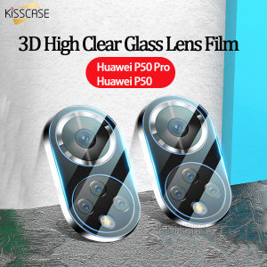 KISSCASE 3/2/1 Piece Pack For Huawei P50 Pro Camera Lens Film Clear Screen Protector For Huawei P50Pro Ultra-thin Back Cover Anti Scratch Tempered Glass