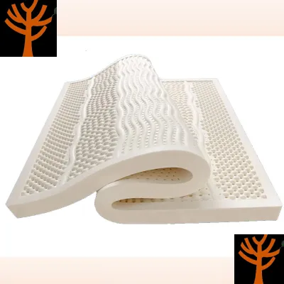 Thailand Natural Latex Mattress 100% Pure Latex Bed Mattress Breathable Anti Allergic Single Queen King