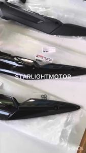 TGK VIDEO COLOUR BEZA! YAMAHA LC135 V5 V6 V7 V8 (HITAM) EXZOS EXHAUST END COVER CAP PROTECTOR MUFFLER END CAP EKZOS