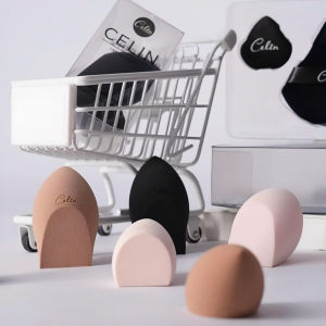 Hộp 2 mút tán nền che khuyết điểm Celin Profestional Watertone Make Up Sponge