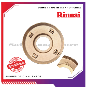 SPAREPART KOMPOR RINNAI TYPE 712 AF KNOP TATAKAN TUNGKU BURNER KNOP DAN LAIN-LAIN