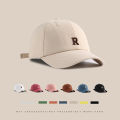 Plum Color R-Style Baseball Unisex Summer Trendy Korean Style Hip Hop Hat for Men and Women Fashion Cap. 