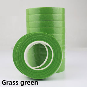 Flower Tape Floral Tape Florist Elastic Tape Floral Waterproof Self Adhesive Green Paper Type Tape