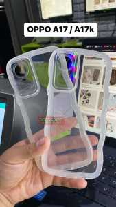Softcase Gelombang Bening ( OPPO A17 / A17K ) Clear Case Casing Handphone - PGC SHOP