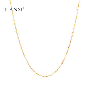 TIANSI 916 (22K) Gold Ocross Cable Budget 万字项链 916 Rantai Emas Leher Sauh Bajet