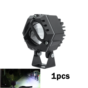 2PCS Universal Devils Eye Mini Driving Light Spotlight LED Red White Yellow Headlight Motorcycle Accessories