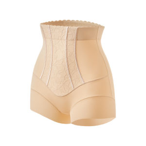 High-Waist Hip Lifting Lace Women Underwear Postpartum Recovery Corset Pants Body-Shaping Pants 收腹裤束腰裤