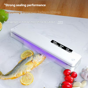 (Simplified Type) Vacuum Sealing Machine - Small Household Food Sealing and Preservation Equipment - Commercial Food Packaging Machine - Plastic Bag Sealing Machine