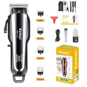 Kemei KM-1712 Electric Hair Clipper Long-Life Rechargeable Hair Clipper with Digital Display Cordless Shaver