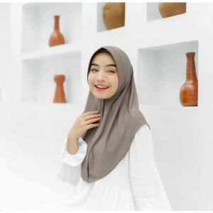 Jilbab Bergo Hamidah Oval anak paud SD SMP/Hijab Hamidah anak terbaru bahan Jersey premium/bergo anak anak