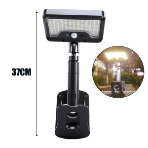 92 LED Solar Light Solar Motion Sensor Outdoor Light Weatherproof Wall Lamp Clip-on Street Light for Camping Garden Yard Tent