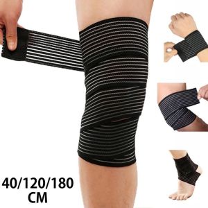 1PCS High Elastic Bandage Knee Support Pads Leggings Kneepad Anti-sprain Medical Protective Gear Warm Running Outdoor