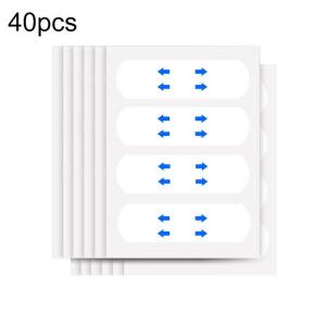 Dorisna 40pcs Lifting Face Stickers Invisible Transparent Thin Face Patche Lift Tools V-Shape Facial Wrinkle Sagging Skin Adhesive Tape