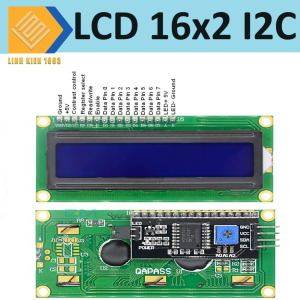 Màn hình LCD xanh 16x2 I2C dùng  HD44780