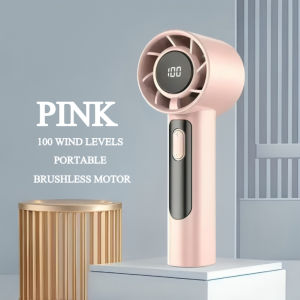 NANATECH R1 Portable Turbo Fan 100 Wind Gear Speed Deskstop Fan  Rechargeable USB Air Cooling Fan