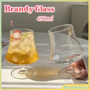 M.G.【Ready in Stock】 450ml Goblet Glass Champagne Wine Whisky Glass Brandy Glass Waisted Cup