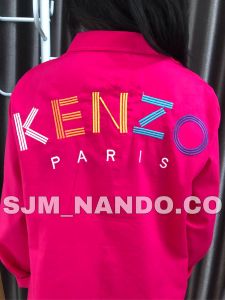 SJM KEMEJA BORDIR KENZO* TERBARU BORDIR WARNA WARNI FUSCHIA PINK FANTA NEON HIJAU HITAM OREN ORANGE KENZO PARIS LENGAN PANJANG FASHION MUSLIM KEKINIAN TERBARU KOREA 781 - Lazada