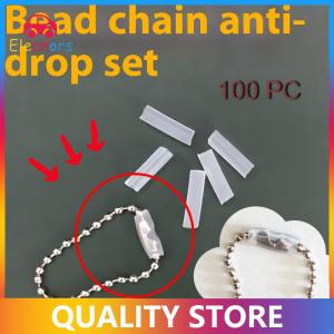[Eleanor] 10 20 50 100PCS High Quality Pendant Bead Chain Anti-lost Cover Creative Pearl Chain Anti-drop Protective Cover DIY Accessories