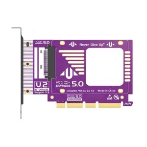 PCIE 5.0อะแดปเตอร์ SFF-8639 U3 X1สำหรับกล่องเก็บ SSDs ความเร็วสูง