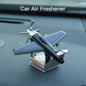 EKLEVA Solar ABS Airplane Perfume Decoration Car Interior Deodorizing Peculiar Smell Solid Aromatherapy Car Decoration Light Fragrance