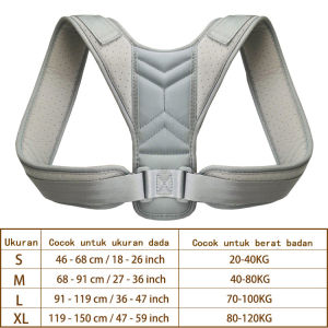 Sabuk Anti Bungkuk Atasi Membungkuk Bongkok Sabuk Penyangga Punggung Penegak Postur Badan Belt Support Posture Penyangga Tulang Belakang Penegak Punggung