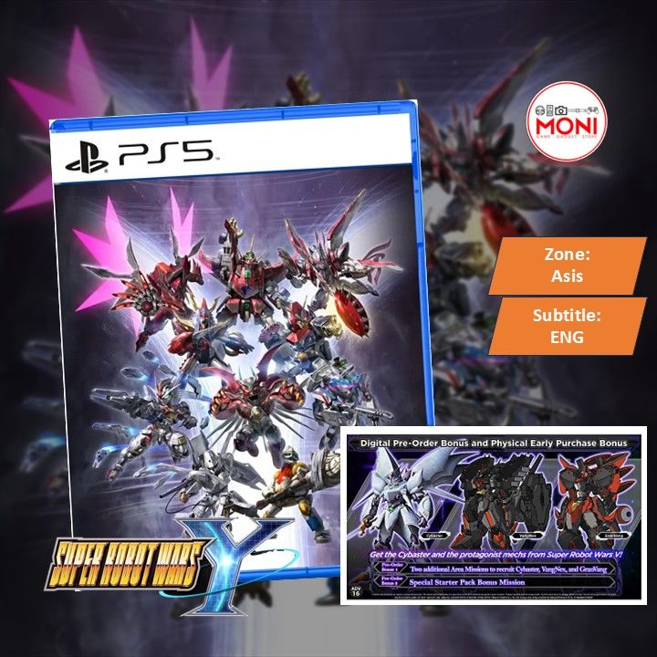 Super Robot Wars Taisen Y PS5 Asia New [Game&Cover in ENGLISH