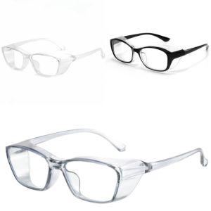 GTRBFDS Anti-Dust Safety  Anti-Pollen Anti-Fog Blue Light Blocking Glasses Safety Glasses Square Design UV Protection Glasses Computer Use