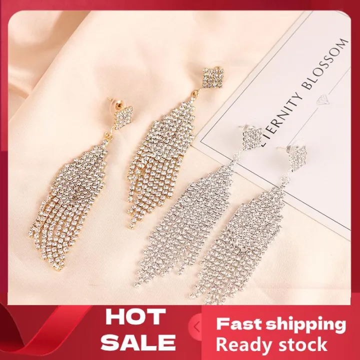 %F0%9F%9A%9A%E3%80%90Local%20Express%20Delivery%E3%80%91%F0%9F%9A%9A%20S925%20silver%20needle%20Classic%20Shiny%20Crystal%20Earrings%20Ladies%20Exaggerated%20Long%20Earrings%20Tassels%20Rhinestone%20Earrings%20Fashion%20Korean%20Ea%20-%20Image%203