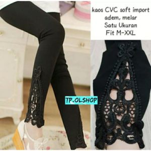 LEGGING IMPORT WANITA LEGGING BORDIR RENDA LEGGING FASHION LEGGING PREMIUM LEGGING KEKINIAN LEGGING WANITA