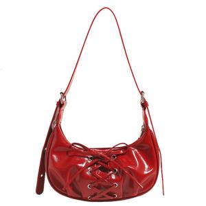 Túi đeo vai dành cho nữ hợp thời trang Cáp treo túi túi xách chất liệu da PU nách Ví ly hợp ví với khóa kéo đóng cửa yên Túi