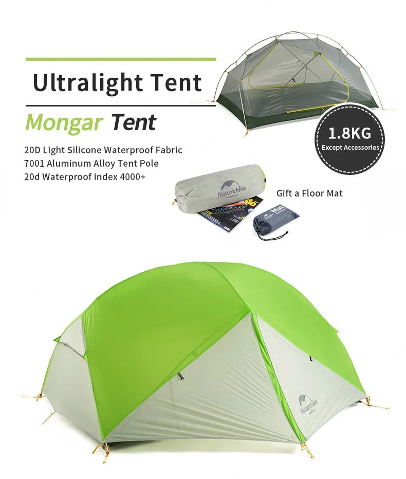 Naturehike Mongar Ultralight Two Men Tent Lazada PH