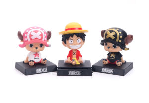 (Msia Stock) Cartoon Cute Version Shaking Head Toy Car Home Decoration Toys 13cm Phone Holder Toys Mainan 手机 支架 卡通 手办 摇头公仔 鬼灭