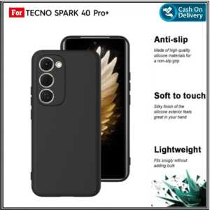 Case Tecno Spark 40 Pro Plus 40C 4G 20 Pro Plus 4G Soft Case Premium Casing Cover & Magnetic Ring