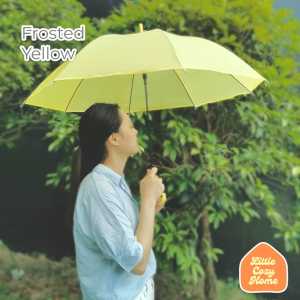 Korean Transparent Umbrella / Payung Transparan Style Korea Jepang Polos Warna Warni Payung Lipat Bening Cantik Payung Rainbow Umbrella Fashionable
