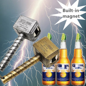 ค้อนธอร์ เปิดขวด Thor ที่เปิดขวด เปิดขวดเบียร์ ใหม่เงินที่เปิดขวดเบีย ร์มัลติฟังก์ชั่ค้อนของ ที่เปิดขวดเบียร์