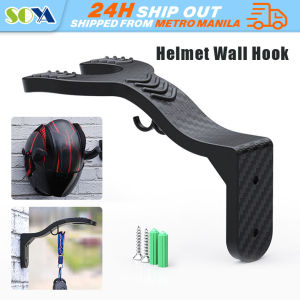 MOKOTO MOTORCYCLE HELMET HOLDER WALL MOUNT MOTO-327 HEAVY DUTY HDPE PLASTIC UNIVERSAL SPEEDMOTO Motorcycle Helmet Hook Racks Multipurpose Safety Helmet Hanging Rack Hook Hanger Home Luggage Jacket Holders Wall Mount Hooks